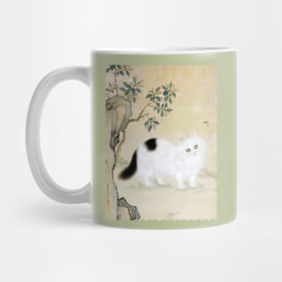 Cat and Butterflies Mug